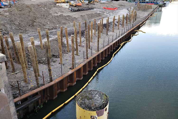 Dock Wall Construction